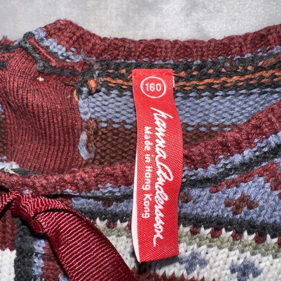 Hanna Andersson Child Storyteller Vintage Sweater Dress Tunic Size 160cm (14/16) - Picture 5 of 13